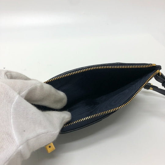Dior Shoulder Bag canvas Navy Of League Women Used Authentic