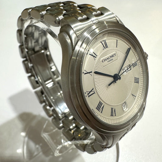 Chaumet Watches Quartz 1A0017 Stainless Steel Silver Aquila Silver dial mens Used Authentic