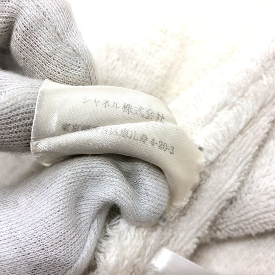 CHANEL towel cotton white Sports line CC COCO Mark logo Women Used Authentic