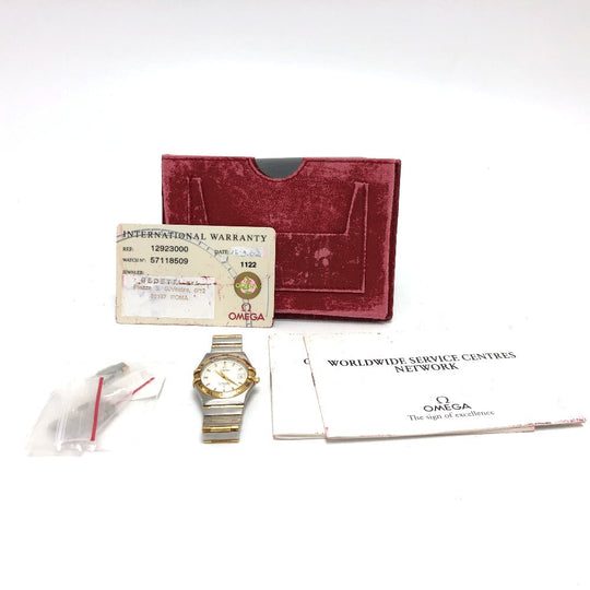 OMEGA Watches Mechanical Automatic 1292.30.00 Stainless Steel/YG Silver Constellation white dial
