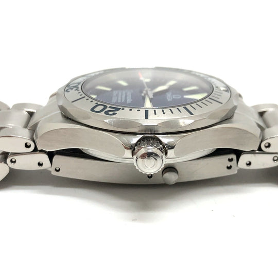 OMEGA Watches Mechanical Automatic 2253.80 Stainless Steel Silver Seamaster300 blue dial mens Used Authentic
