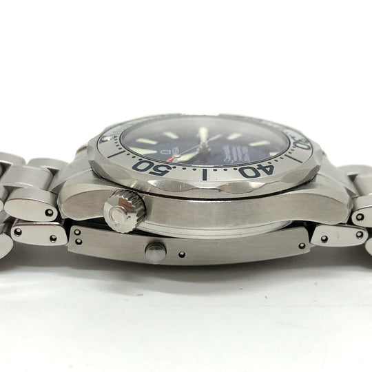 OMEGA Watches Mechanical Automatic 2253.80 Stainless Steel Silver Seamaster300 blue dial mens Used Authentic
