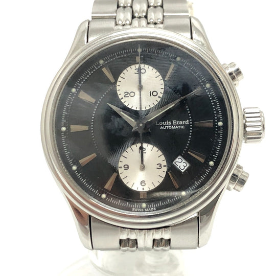 Louis Erard Watches Mechanical Automatic Stainless Steel Silver black dial