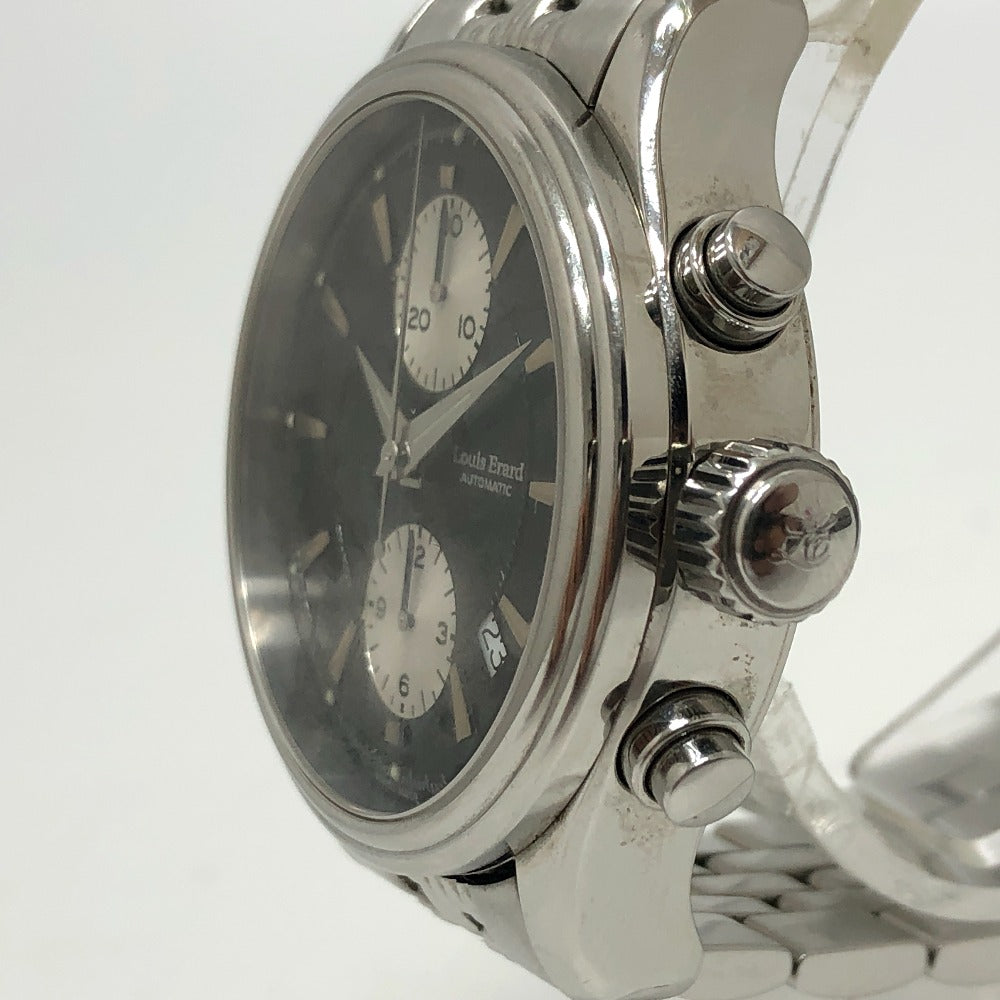 Louis Erard Watches Mechanical Automatic Stainless Steel Silver black dial