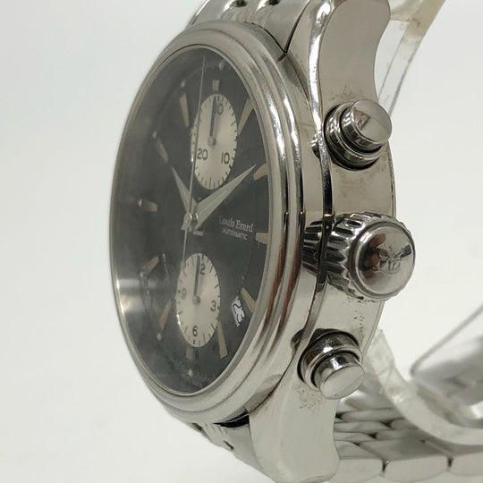 Louis Erard Watches Mechanical Automatic Stainless Steel Silver black dial