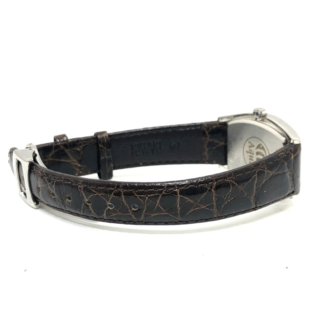 SEIKO Watches Quartz 4J81-0AE0 Stainless Steel Silver CREDOR aqua white dial Women Used Authentic