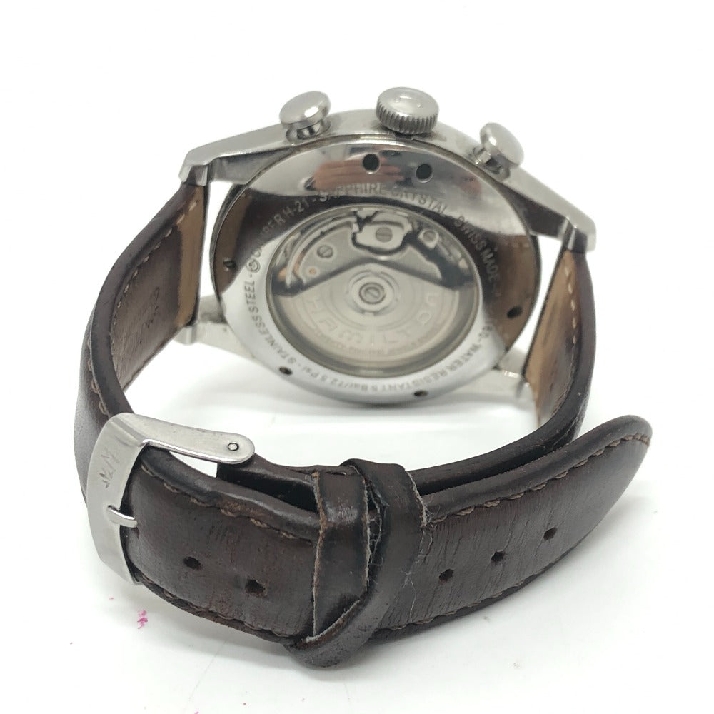 HAMILTON Watches Mechanical Automatic (with hand winding) H324160 Stainless Steel Silverx Gold Jazzmaster Spirit Liberty Silver dial mens Used Authentic