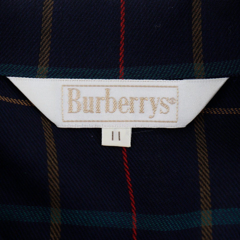 Burberrys setup hair black vintage check Shirt & Skirt Women 11 Used Authentic