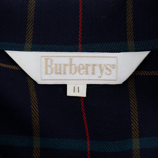 Burberrys setup hair black vintage check Shirt & Skirt Women 11 Used Authentic