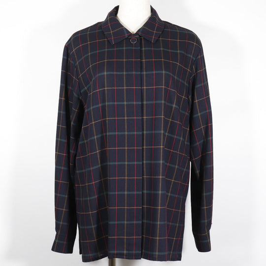 Burberrys setup hair black vintage check Shirt & Skirt Women 11 Used Authentic