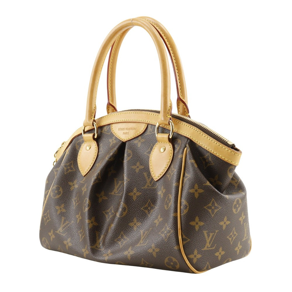 LOUIS VUITTON Handbag M40143 Monogram canvas Brown Tivoli PM Women Used Authentic