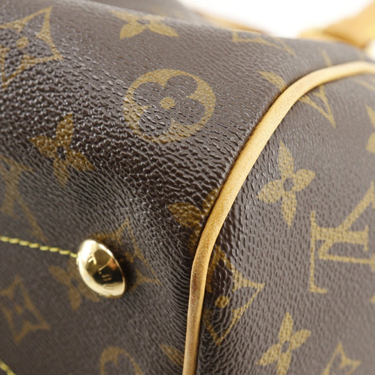 LOUIS VUITTON Handbag M40143 Monogram canvas Brown Tivoli PM Women Used Authentic