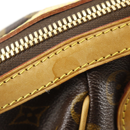 LOUIS VUITTON Handbag M40143 Monogram canvas Brown Tivoli PM Women Used Authentic