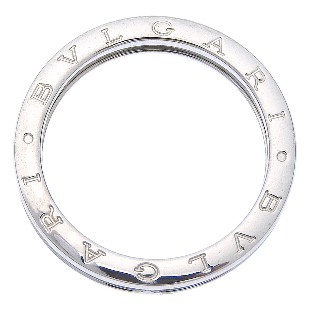 BVLGARI Ring K18 white gold Silver Be zero one B-zero1 mens 68 Used Authentic