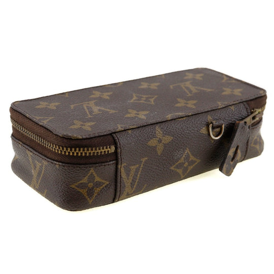 LOUIS VUITTON Pouch M47352 Monogram canvas Brown Jewelry case posh monte carlo Women(Unisex) Used Authentic