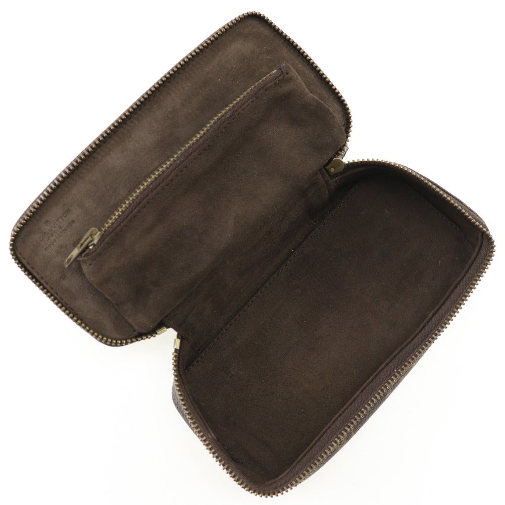 LOUIS VUITTON Pouch M47352 Monogram canvas Brown Jewelry case posh monte carlo Women(Unisex) Used Authentic