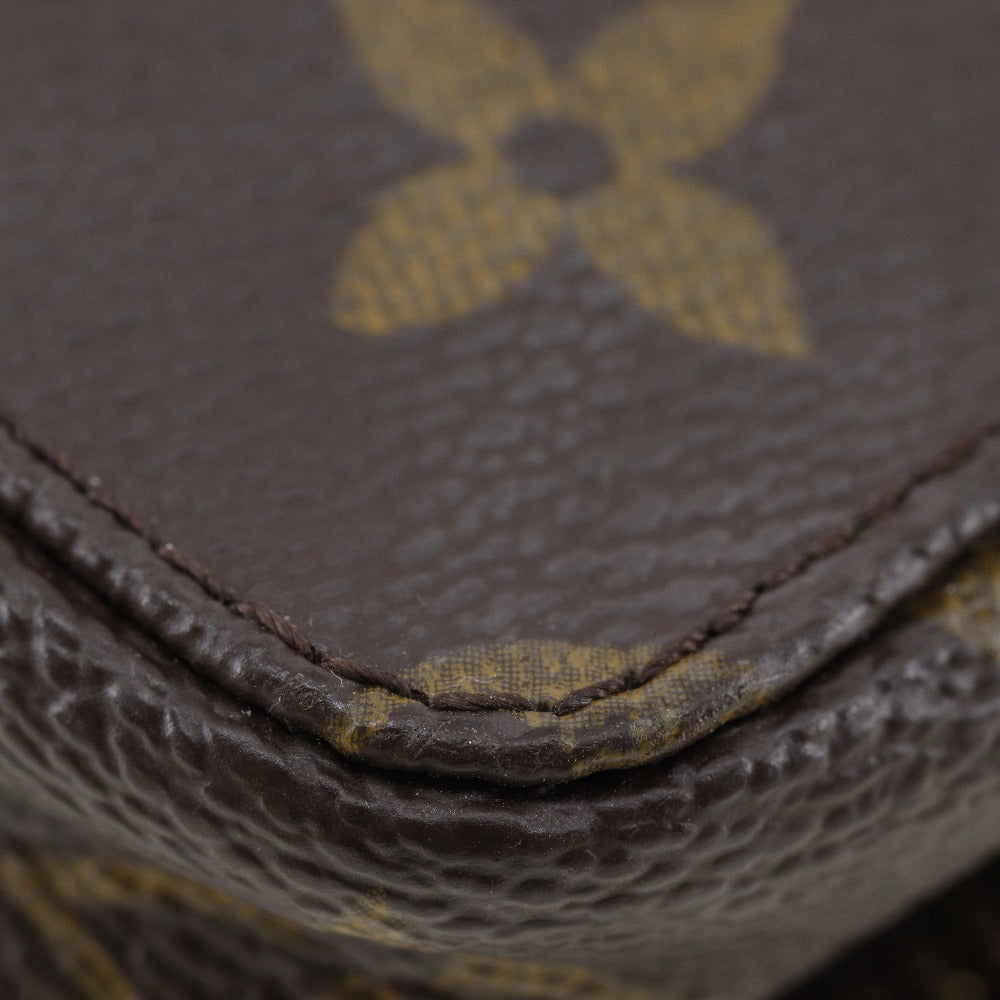 LOUIS VUITTON Pouch M47352 Monogram canvas Brown Jewelry case posh monte carlo Women(Unisex) Used Authentic