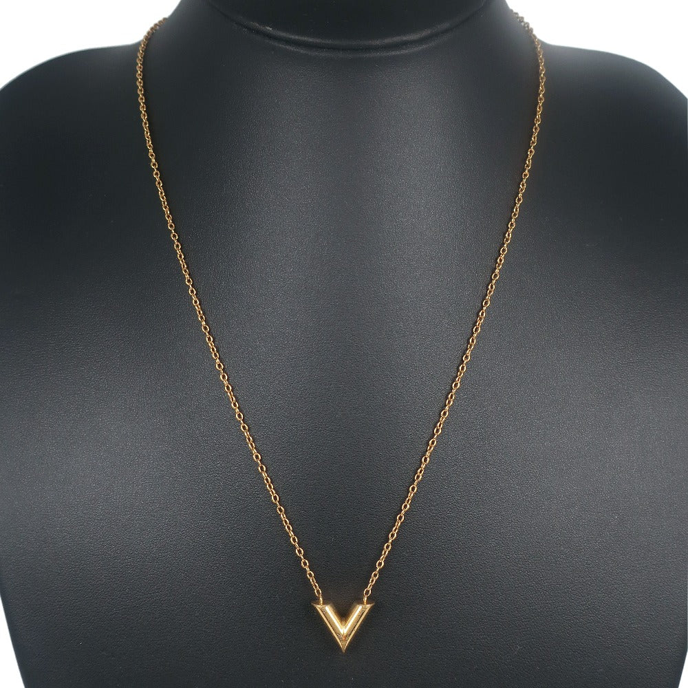 LOUIS VUITTON Necklace M61083 Plated Gold gold Essential V Women(Unisex) Used Authentic