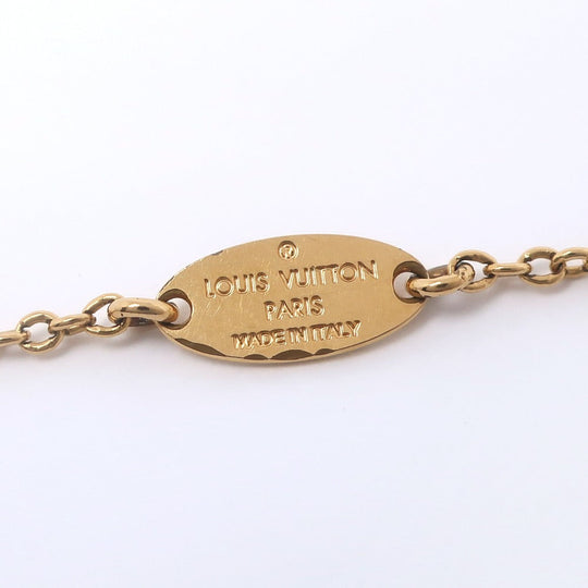 LOUIS VUITTON Necklace M61083 Plated Gold gold Essential V Women(Unisex) Used Authentic