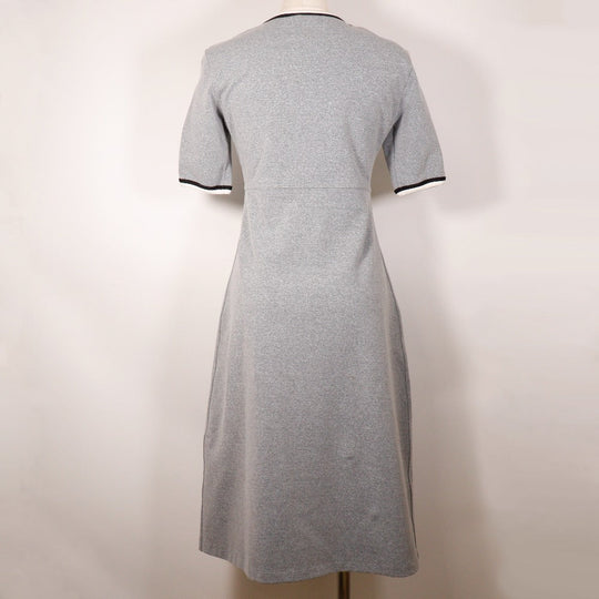 CHANEL one piece P11147V06479 Nylon, Polyurethane, Polyamide gray COCO Mark Women 38 Used Authentic