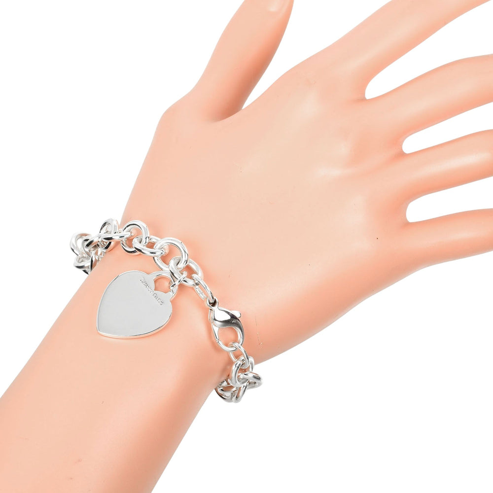 TIFFANY&Co. bracelet Silver925 Silver Return to heart tag Women Used Authentic