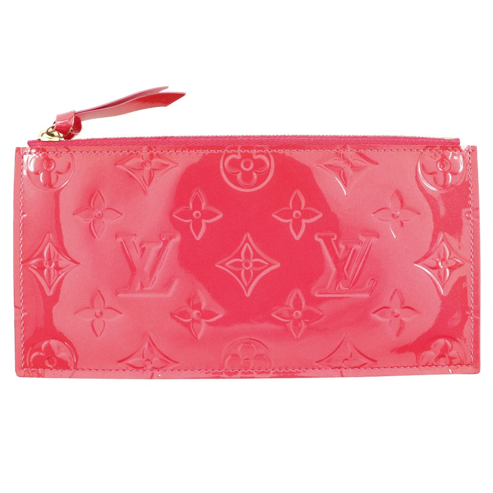 LOUIS VUITTON Shoulder Bag M61787 Monogram Vernis pink Chain wallet Pochette wallet Felice Women Used Authentic