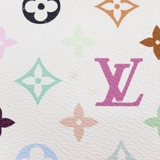 LOUIS VUITTON Pouch M92649 Monogram multicolor White Accessory pouch Pochette Accessoar Women Used Authentic
