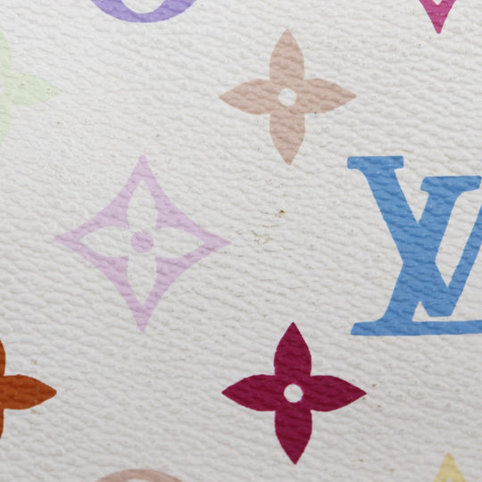 LOUIS VUITTON Pouch M92649 Monogram multicolor White Accessory pouch Pochette Accessoar Women Used Authentic