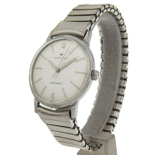 HAMILTON Watches Mechanical Automatic Stainless Steel Silver vintage Silver dial mens Used Authentic