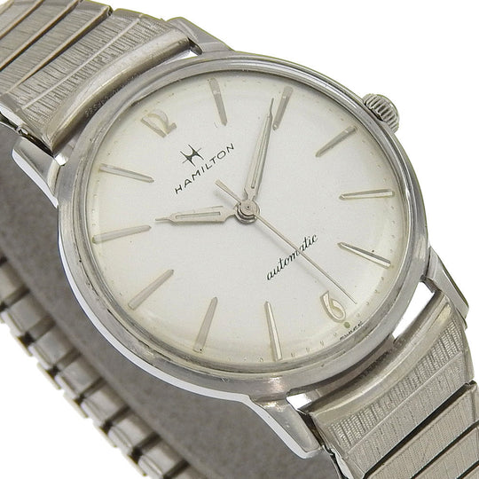 HAMILTON Watches Mechanical Automatic Stainless Steel Silver vintage Silver dial mens Used Authentic