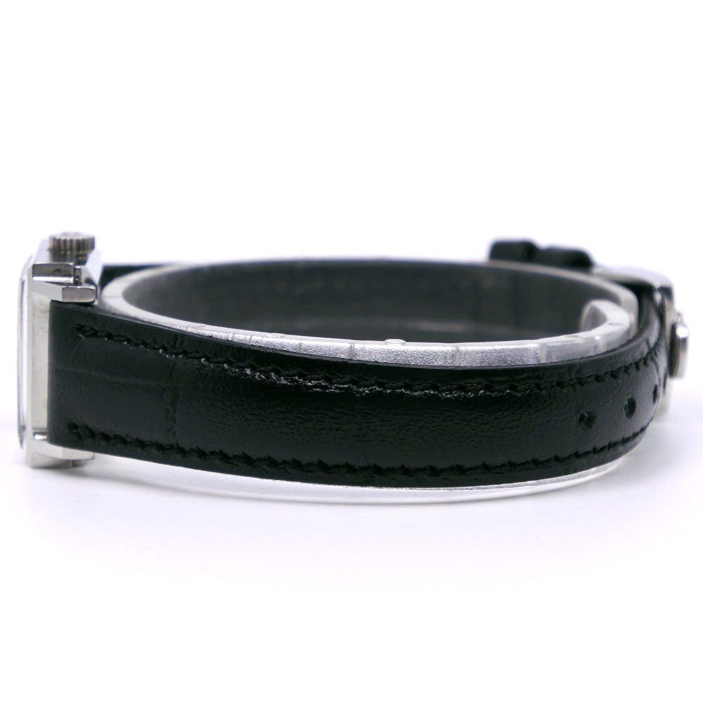 OMEGA Watches Hand Winding Stainless Steel , Embossed Leather Silver cal.1070 Geneva Silver dial Women Used Authentic
