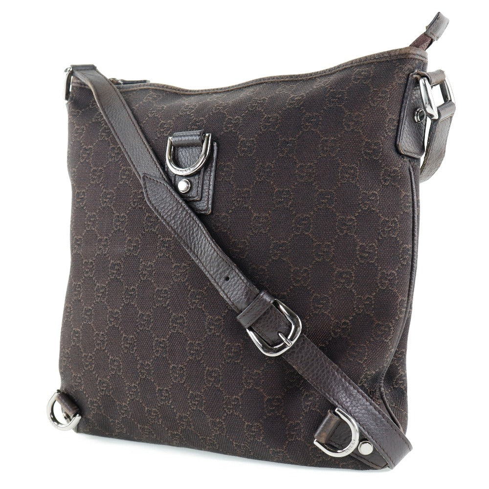 GUCCI Shoulder Bag 268642 GG canvas Brown Abbey Women Used Authentic