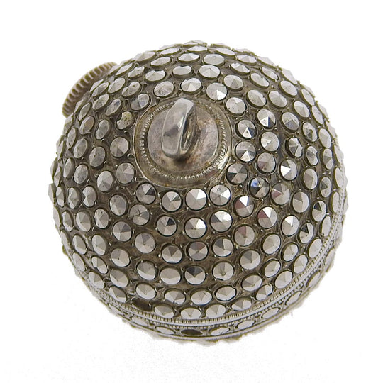 BUCHERER Watches Stainless Steel, Rhinestone Silver Pendant watch Women Used Authentic