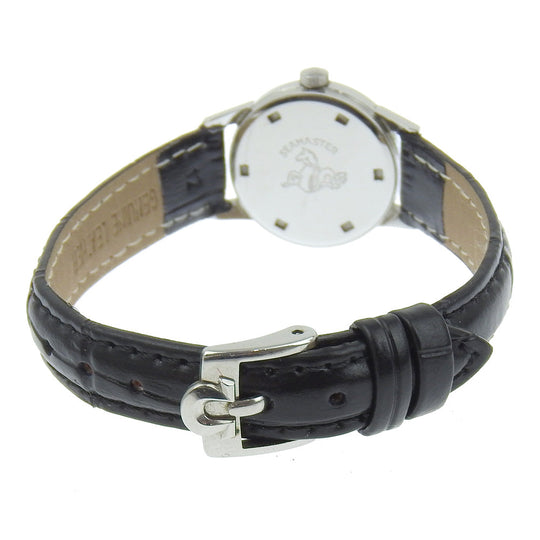 OMEGA Watches Hand Winding 515.001 Stainless Steel , Embossed Leather Silver vintage Seamaster Silver dial