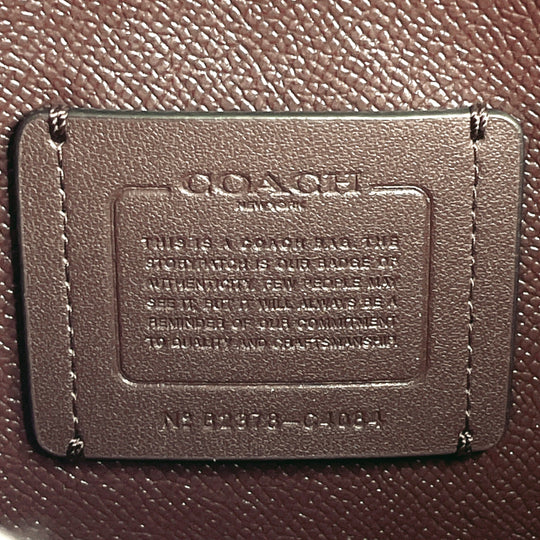 COACH Tote Bag C4084 leather black Molly 2WAY Women Used Authentic