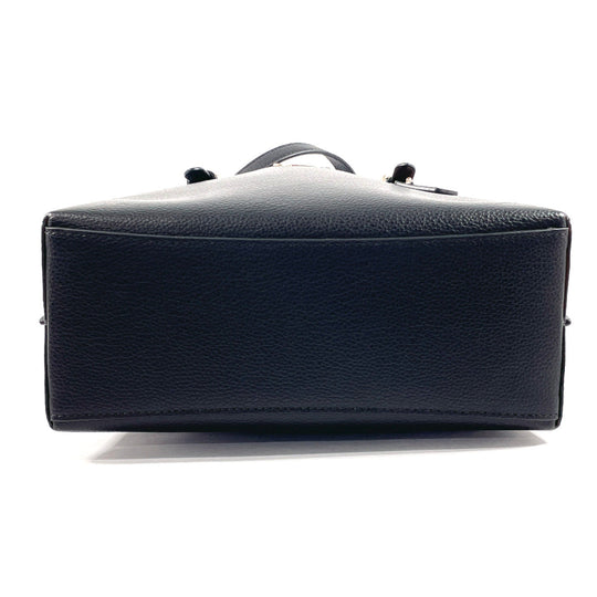 COACH Tote Bag C4084 leather black Molly 2WAY Women Used Authentic