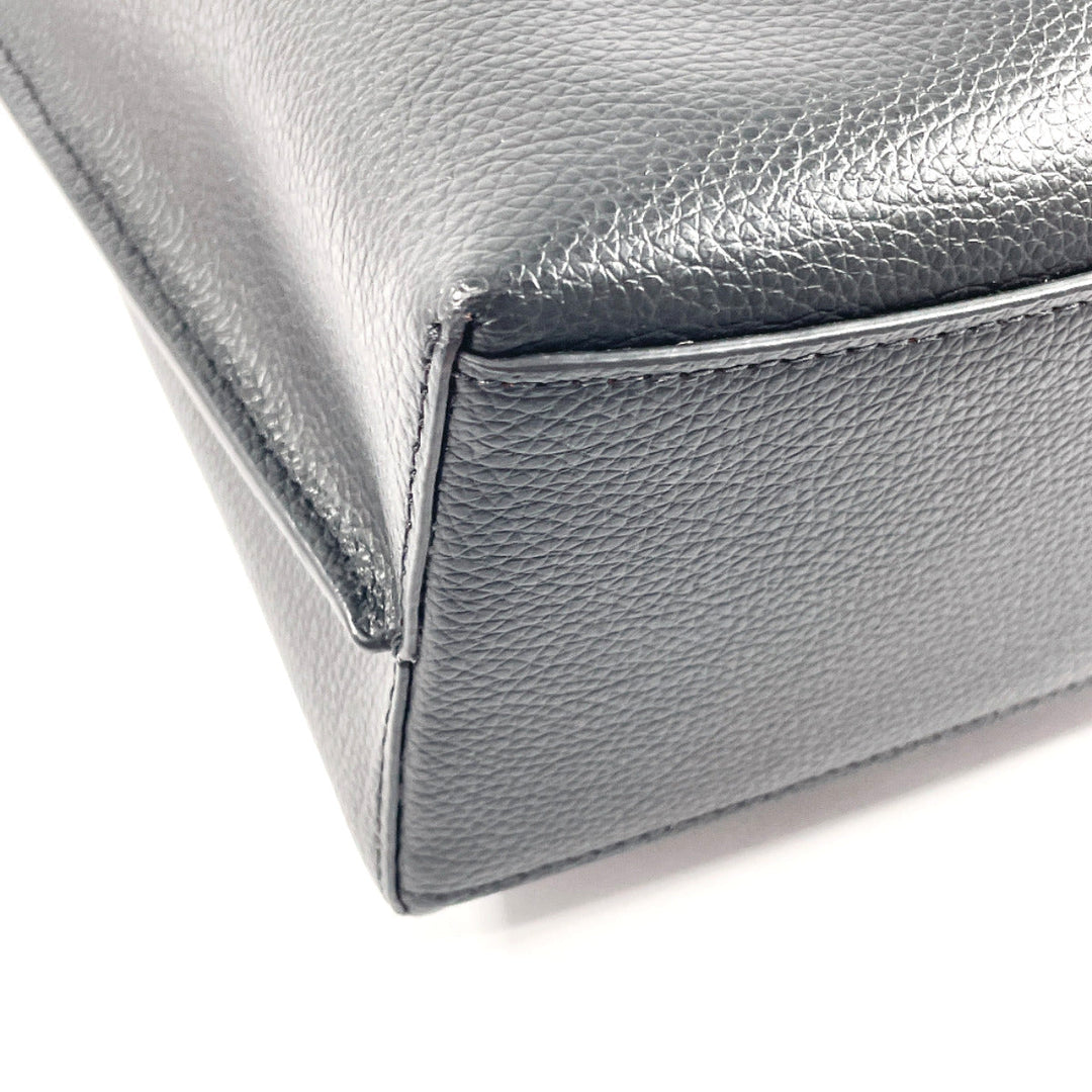 COACH Tote Bag C4084 leather black Molly 2WAY Women Used Authentic