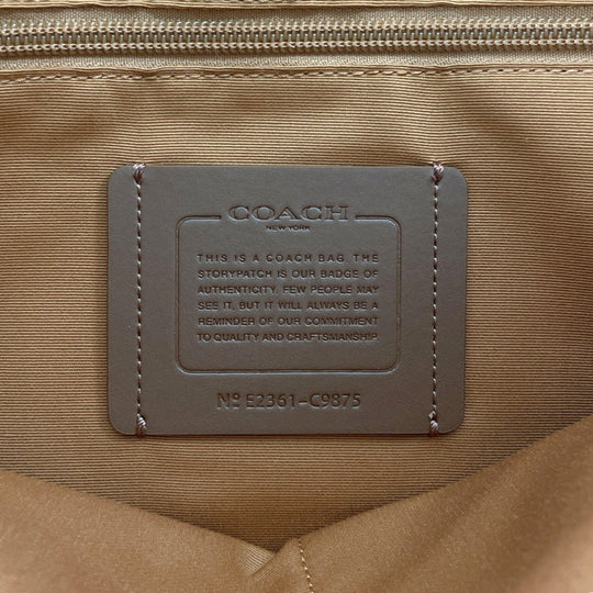 COACH Business bag C9875 leather Ivory 2WAY sullivan portfolio brief mens Used Authentic