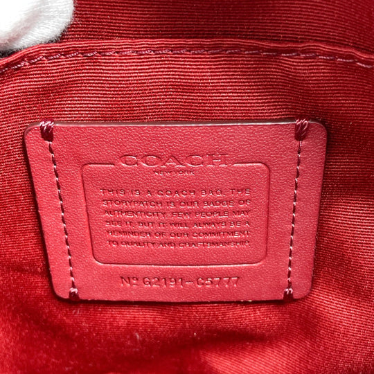 COACH Shoulder Bag C5777 leather pink