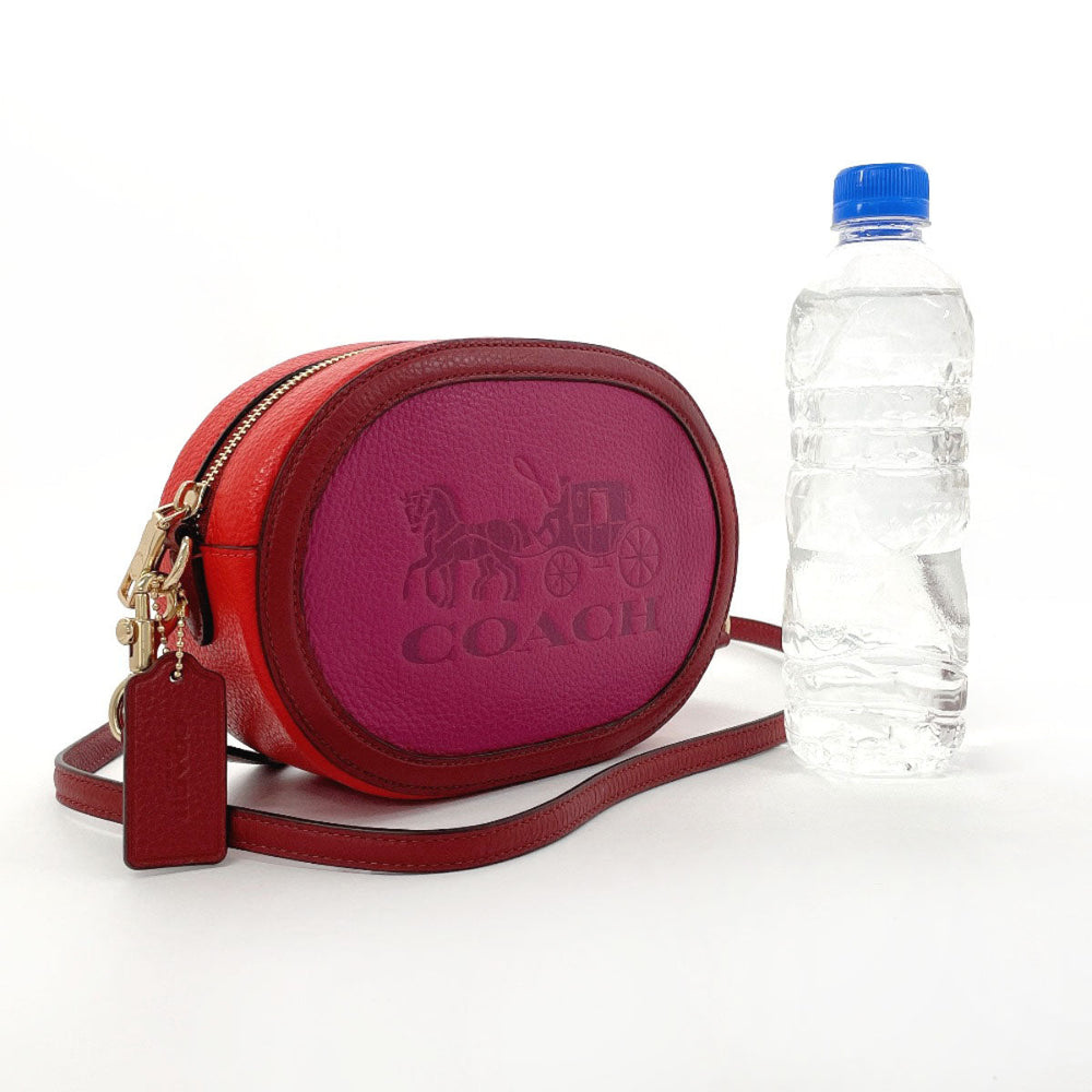 COACH Shoulder Bag C5777 leather pink