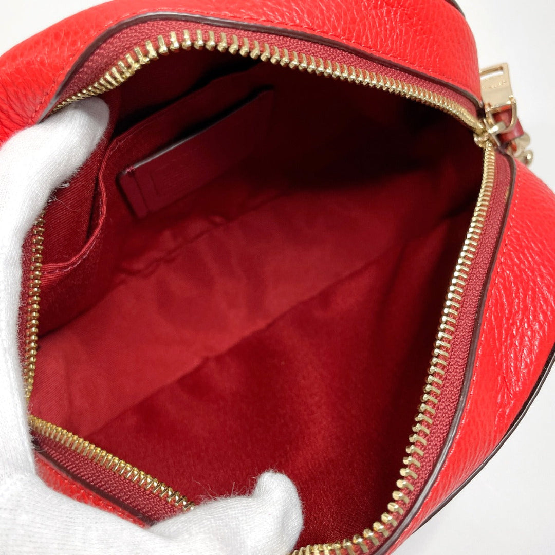 COACH Shoulder Bag C5777 leather pink