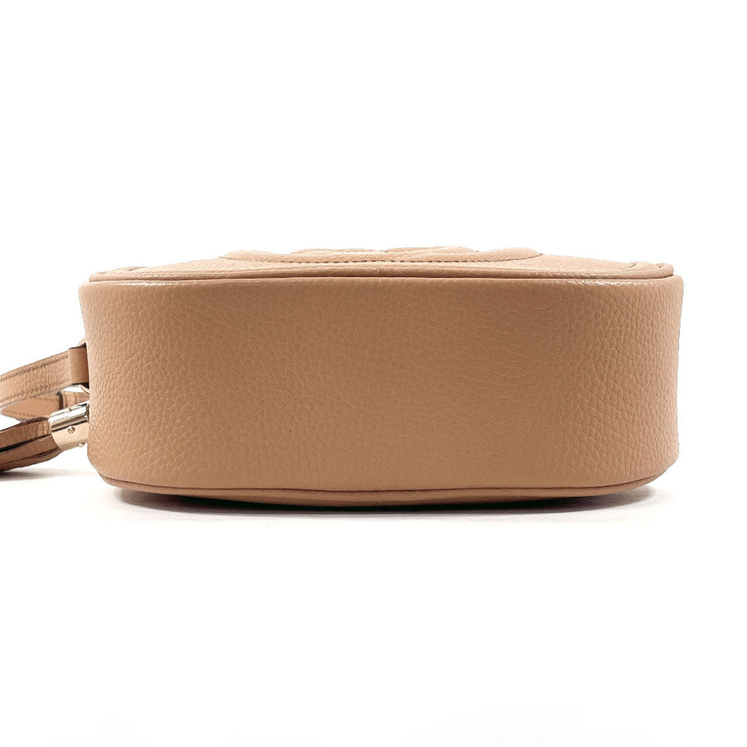 GUCCI Shoulder Bag 747779 leather beige Soho