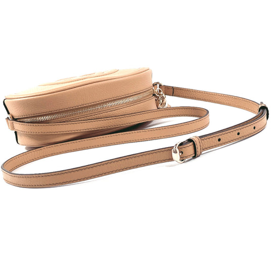GUCCI Shoulder Bag 747779 leather beige Soho