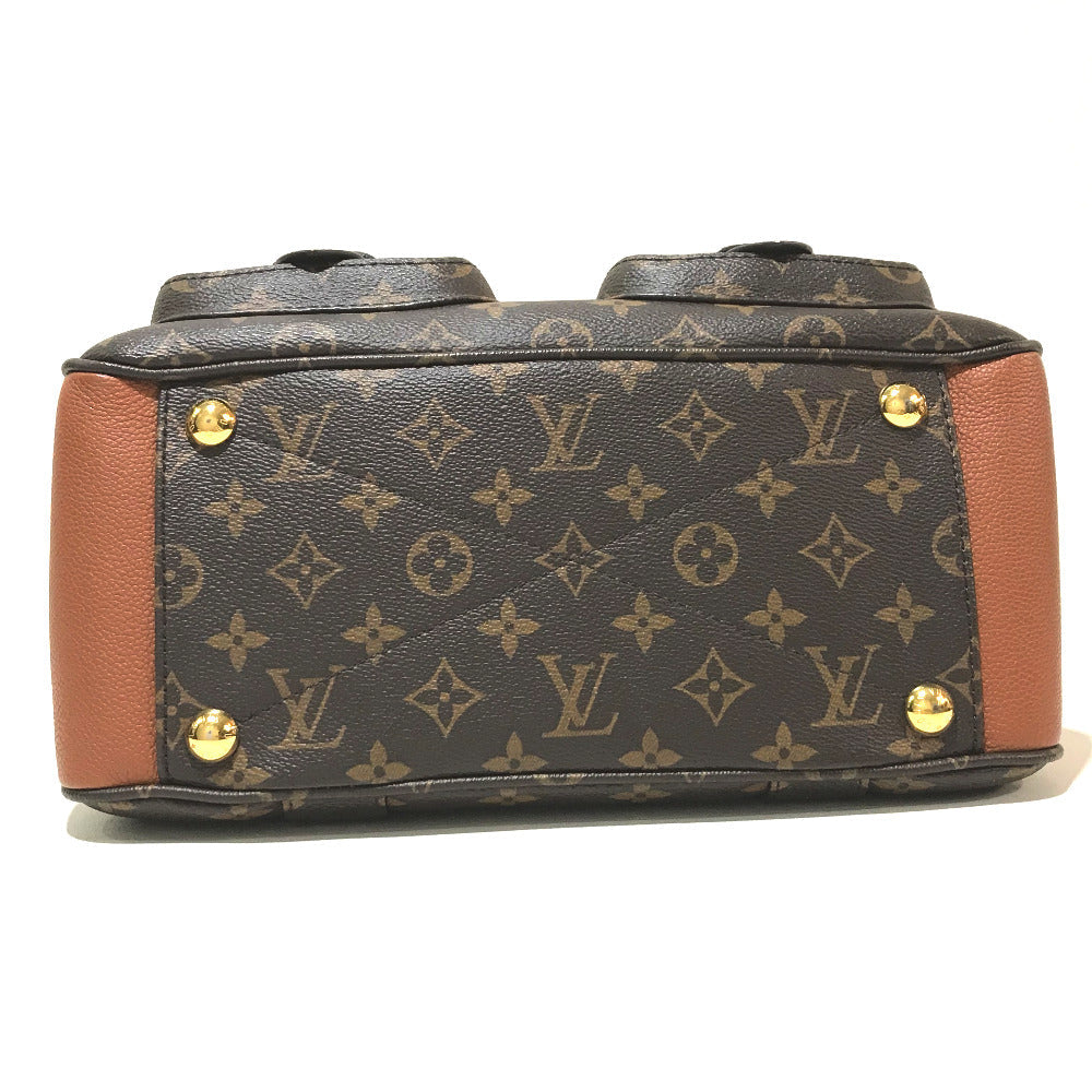 LOUIS VUITTON Handbag M43481 Monogram canvas caramel Monogram Manhattan Women Used Authentic