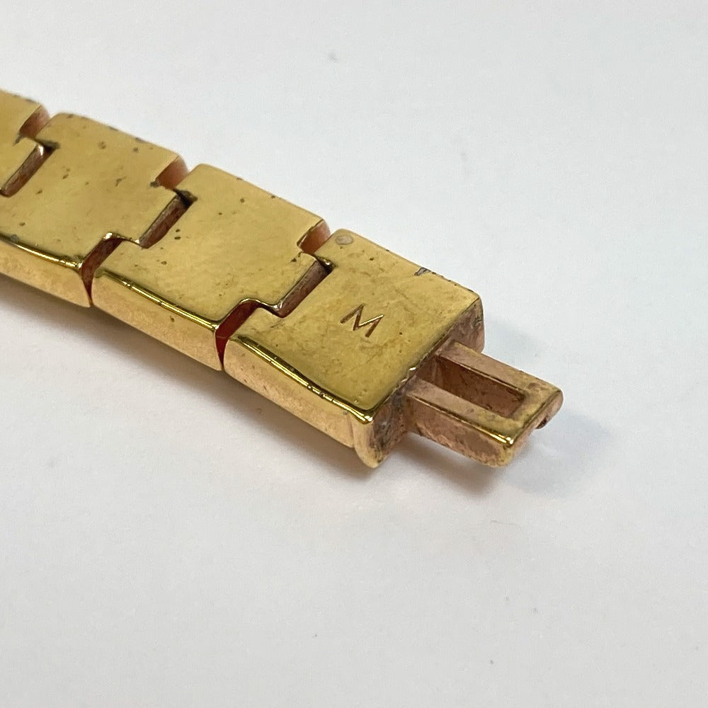 LOUIS VUITTON bracelet M64650 metal gold brasle nanogram tennis Women M Used Authentic