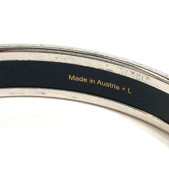HERMES Bangle Cloisonne Light blue Emaille PM Women Used Authentic