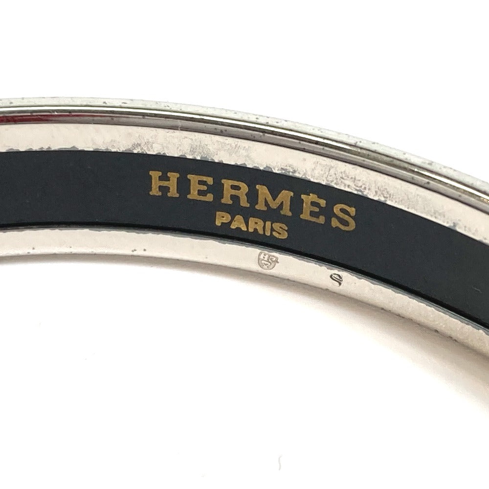 HERMES Bangle Cloisonne Light blue Emaille PM Women Used Authentic