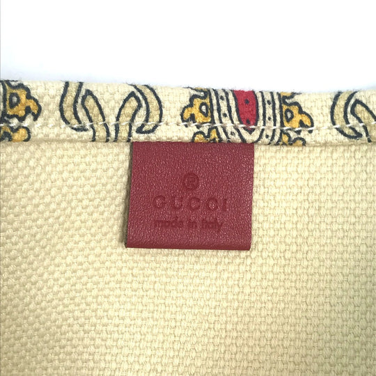 GUCCI Tote Bag canvas multicolor Overall handle Women Used Authentic