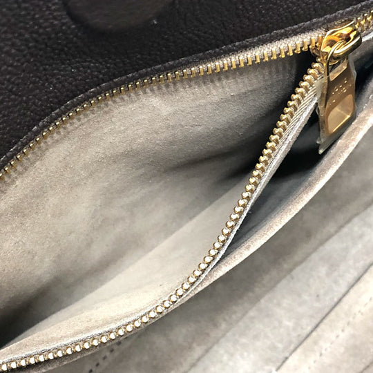 LOUIS VUITTON Handbag M41061 Monogram canvas, Cuir Orfevre leather Brown Monogram Tote W PM Women Used Authentic