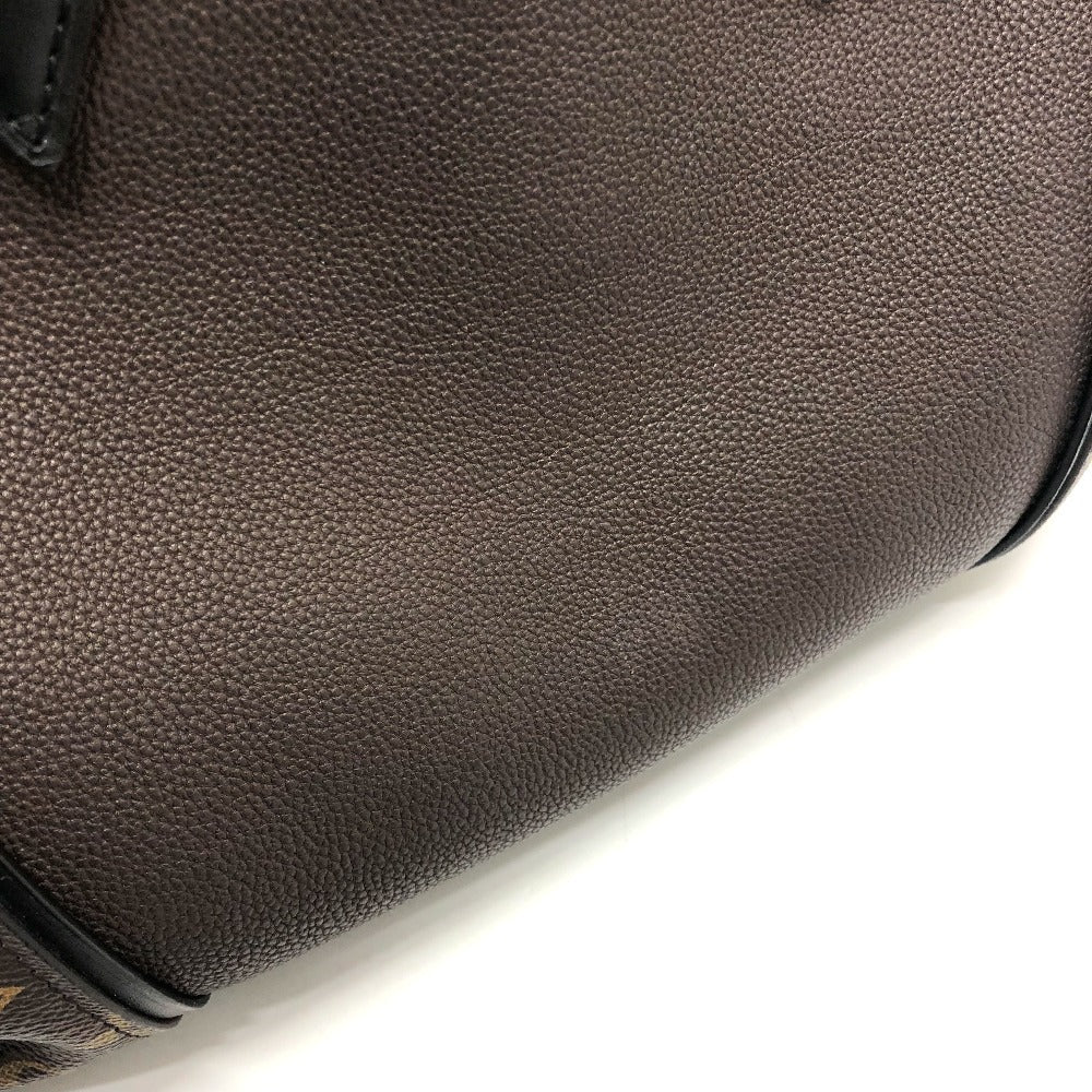 LOUIS VUITTON Handbag M41061 Monogram canvas, Cuir Orfevre leather Brown Monogram Tote W PM Women Used Authentic